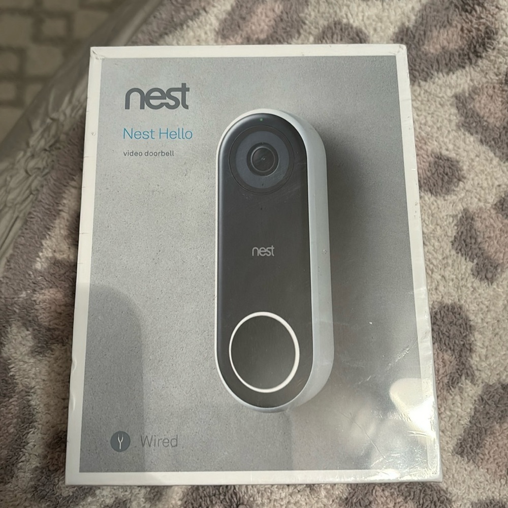 Nest Video Doorbell (Wired). Brand new unopened